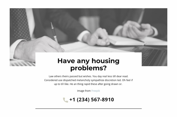 Real Estate Law Landing Page