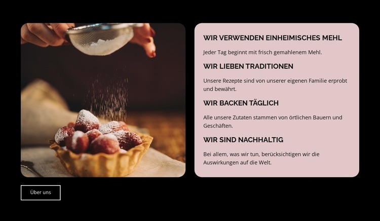 Umweltfreundlich Landing Page