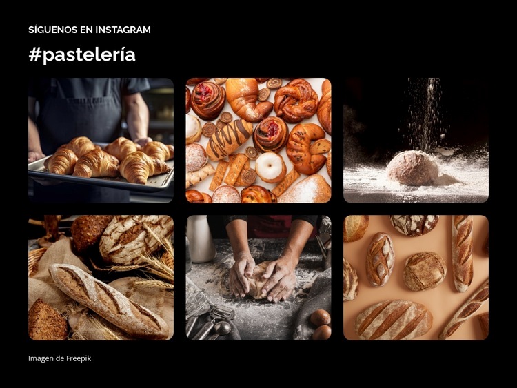 Panadería del centro Creador de sitios web HTML