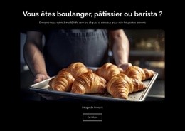 Boulangerie & Pâtisseries - HTML Generator Online