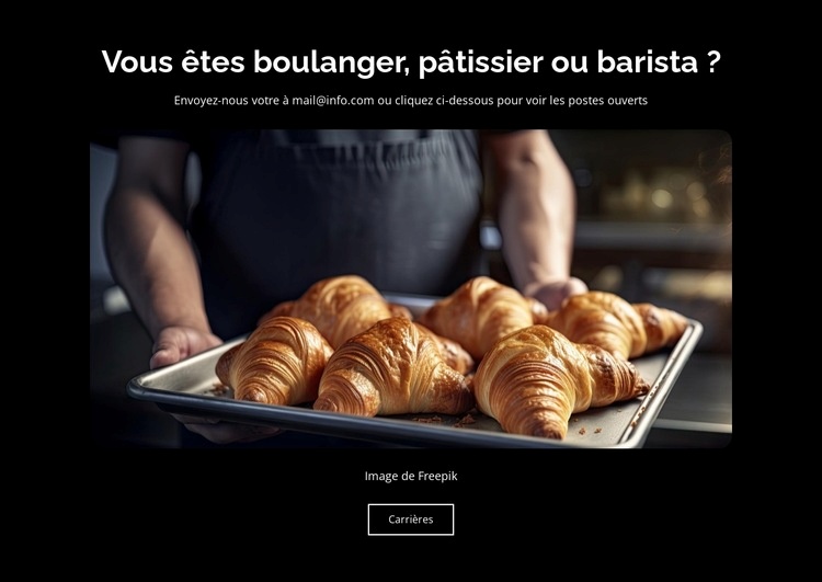Boulangerie & Pâtisseries Modèle