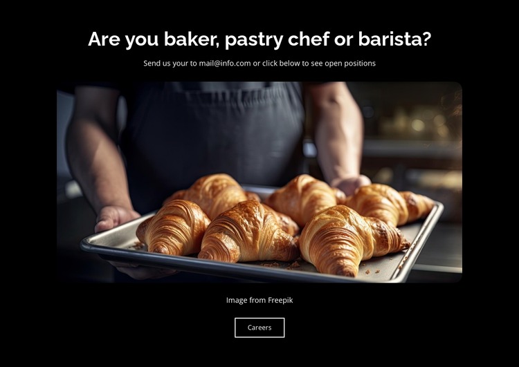 Bakery & Pastries Html Website Builder