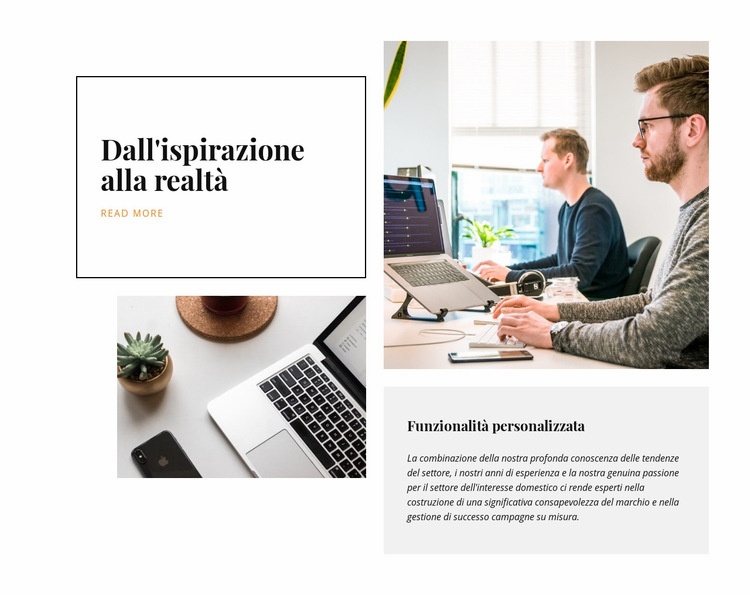 Diamo forma ai marchi Modelli di Website Builder