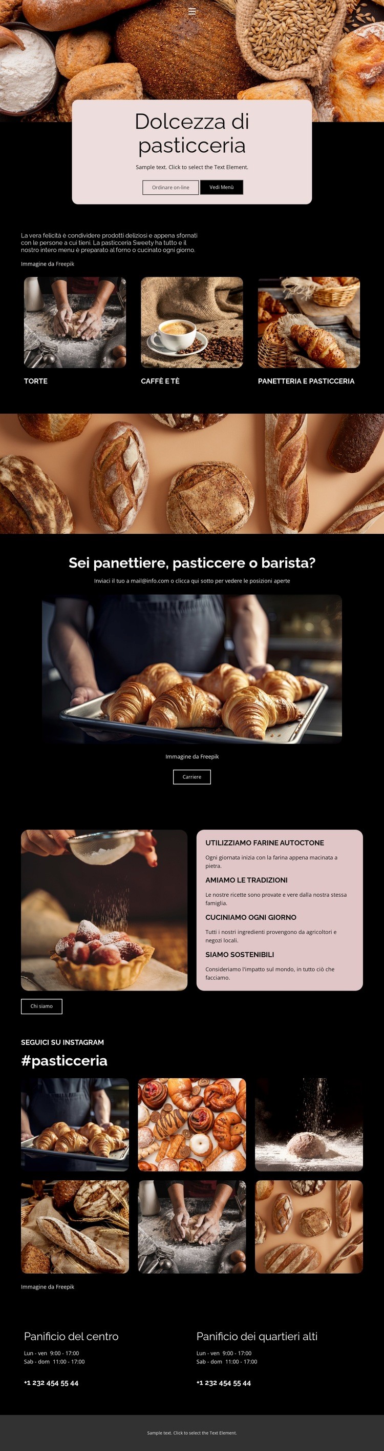 Amiamo le tradizioni Modelli di Website Builder