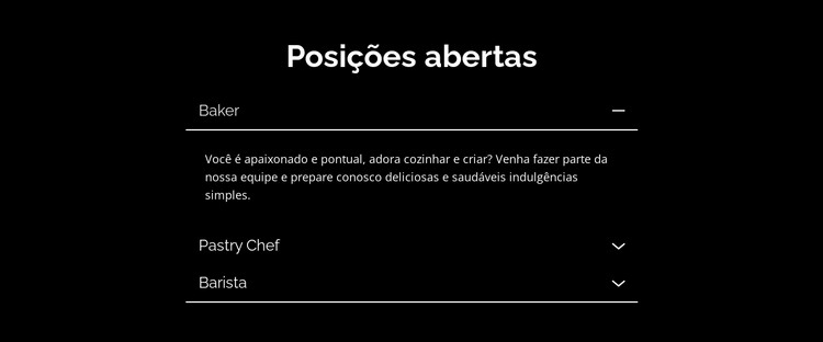 Padaria da cidade alta Design do site