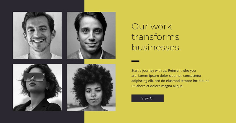 Plan for transformation Squarespace Template Alternative