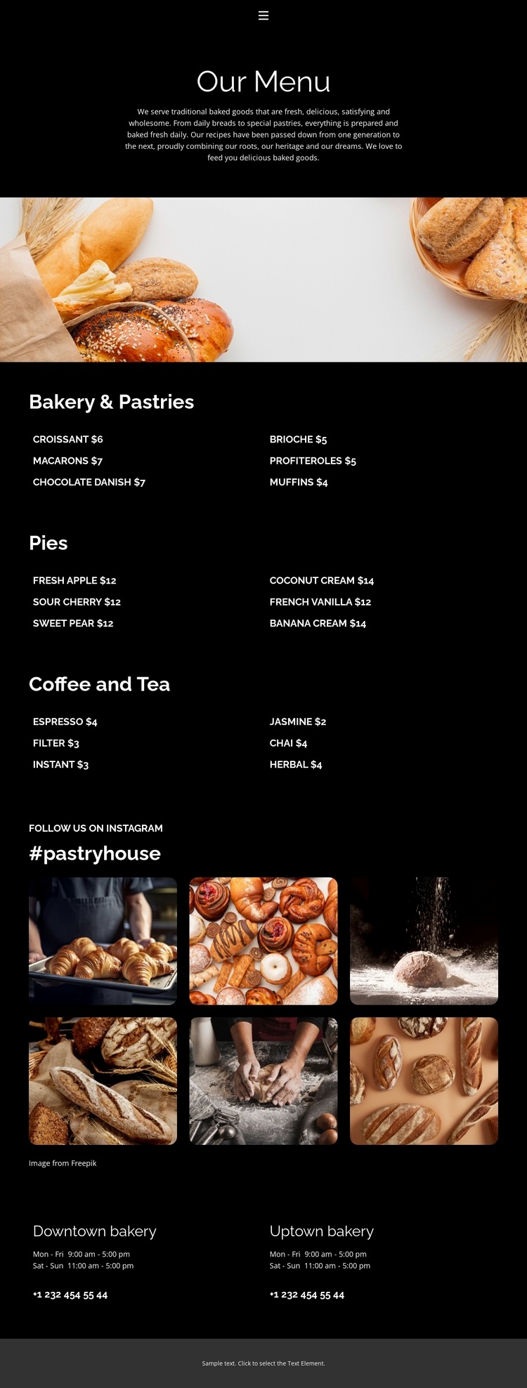 Real happiness is sharing delicious Squarespace Template Alternative