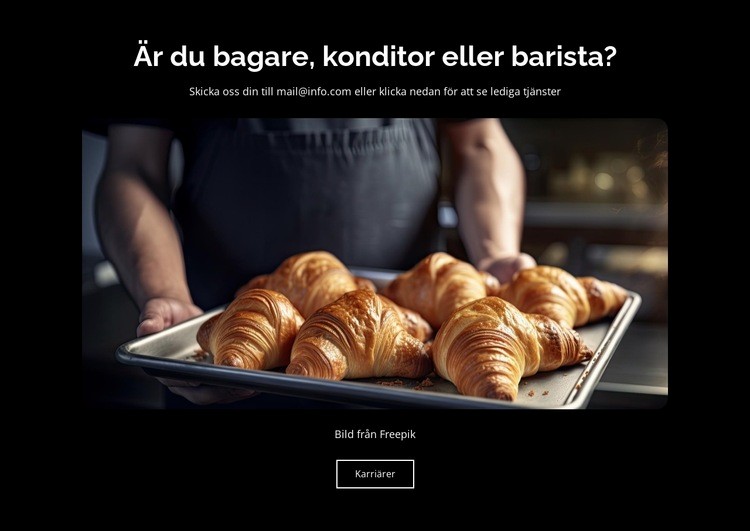 Bageri & Bakverk Hemsidedesign