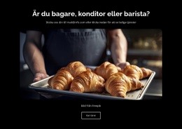 Bageri & Bakverk - HTML-Sidmall