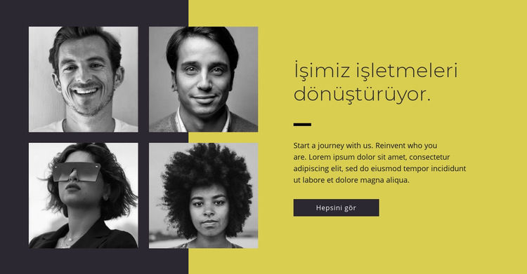 Dönüşümü planlayın Web Sitesi Şablonu