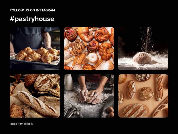 Downtown bakery Website Builder Software