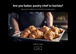 Bakery & Pastries - Built-In Cms Functionality