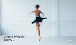 Studio Klasického Tance – Šablona Webových Stránek Ke Stažení Zdarma