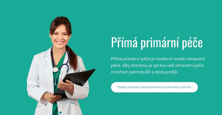 Přímá primární péče Téma WordPress