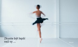 Studio Klasického Tance – Dokonalý Design Webových Stránek
