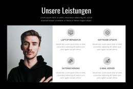 Dynamische Softwarelösungen Vorlage HTML CSS Responsive