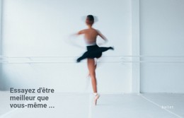 Studio De Danse Classique Modèle CSS