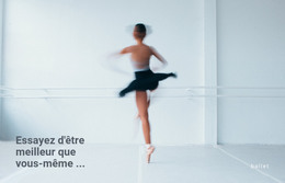Studio De Danse Classique – Page De Destination HTML