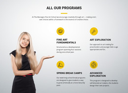 Drawing And Ceramics - Responsive Website