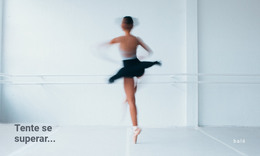 Estúdio De Dança Clássica - Página Inicial HTML