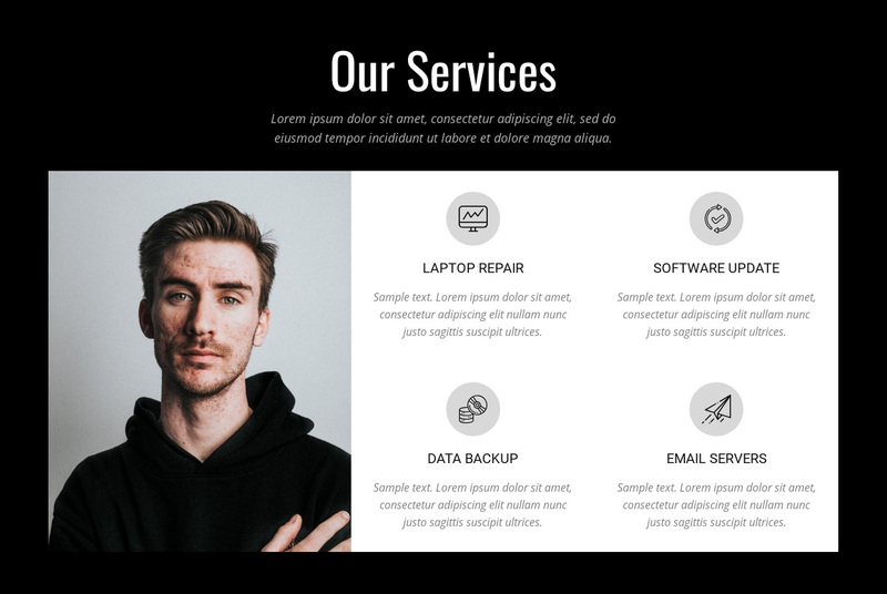 Dynamic software solutions Squarespace Template Alternative