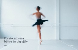 Klassisk Dansstudio - Enkel Webbplatsmall