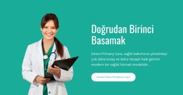 Doğrudan Birinci Basamak Bakım Için Web Sitesi Tasarımı