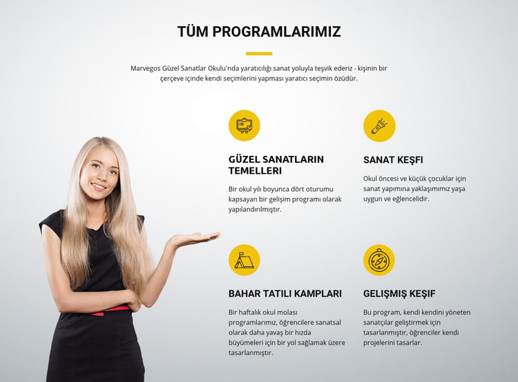 Çizim ve seramik HTML Şablonu