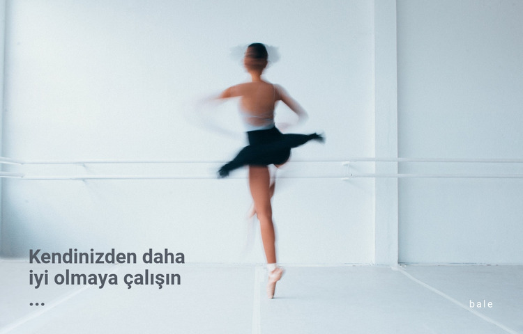 Klasik dans stüdyosu Joomla Şablonu