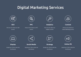 Free HTML5 For We Are Digital Marketing Services