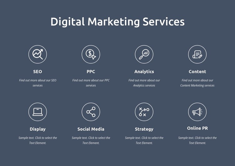 We are digital marketing services CSS Template