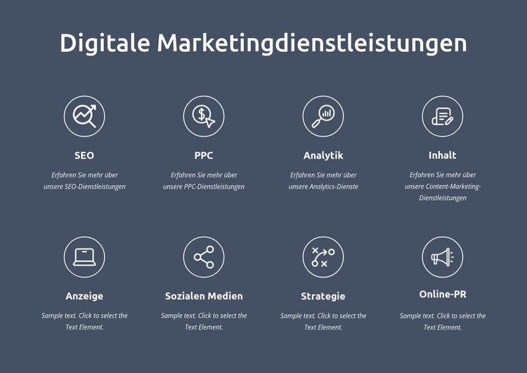 Wir sind digitale Marketingdienstleister CSS-Vorlage