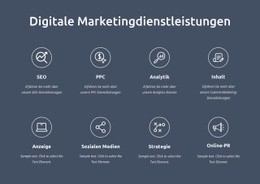 Wir Sind Digitale Marketingdienstleister HTML-Vorlage