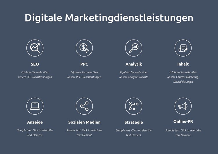 Wir sind digitale Marketingdienstleister Website design