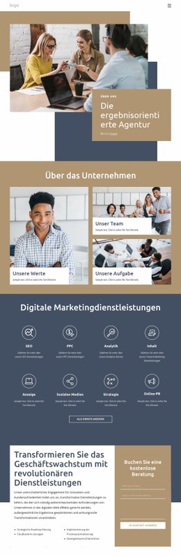 Die Ergebnisorientierte Agentur