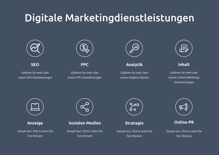 Wir sind digitale Marketingdienstleister WordPress-Theme