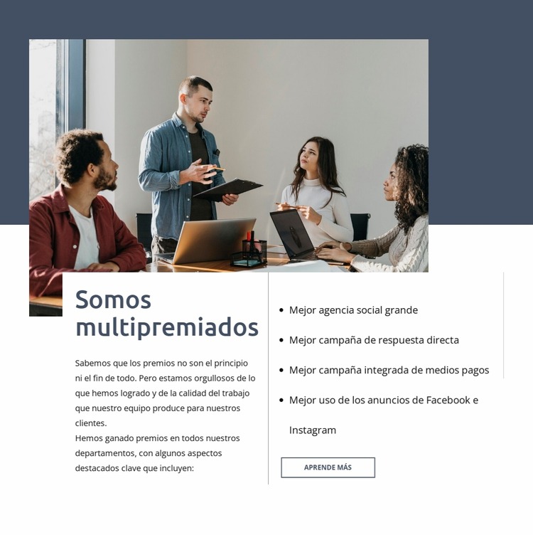 Ofrecemos sitios web centrados en el usuario Plantilla Joomla