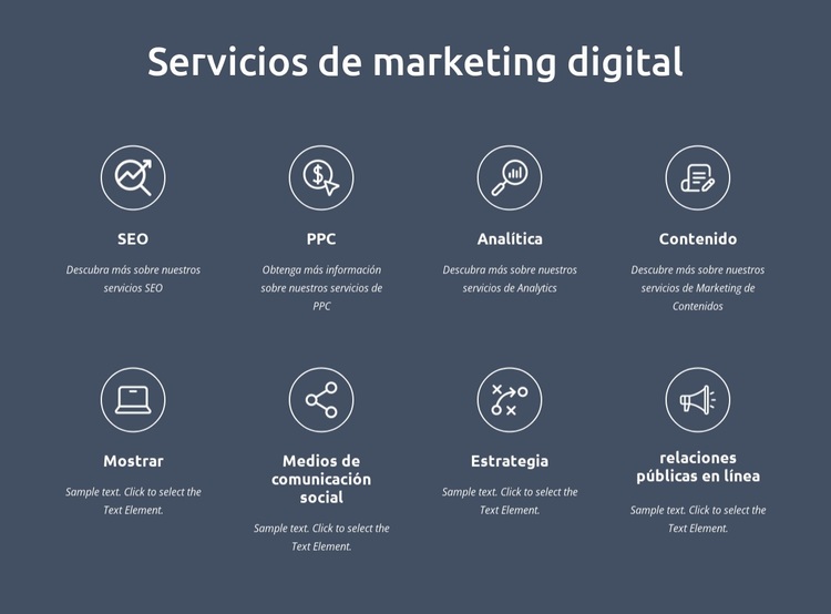 Somos servicios de marketing digital Tema de WordPress