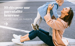 Parenting Heureux Et Facile - Modèle De Site Web Joomla