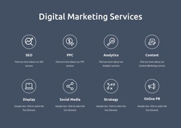 We Are Digital Marketing Services - Functionality HTML5 Template