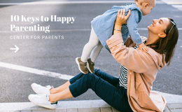 Happy And Easy Parenting - Professional Joomla Template Editor