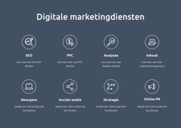 Wij Zijn Digitale Marketingdiensten Multifunctioneel