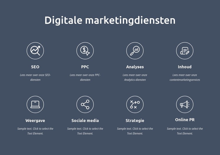 Wij zijn digitale marketingdiensten Joomla-sjabloon