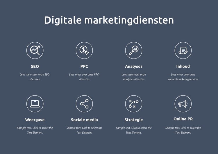 Wij zijn digitale marketingdiensten WordPress-thema