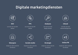 Websiteontwerp Voor Wij Zijn Digitale Marketingdiensten