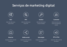 Design De Site Para Somos Serviços De Marketing Digital