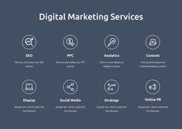 We Are Digital Marketing Services - Website Builder Template