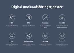 Webbplatsdesign För Vi Är Digitala Marknadsföringstjänster