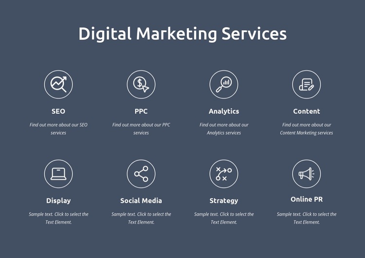 We are digital marketing services Template