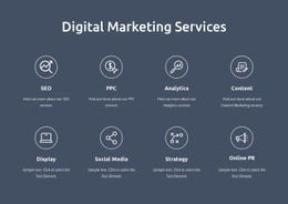 We Are Digital Marketing Services Modern Design
